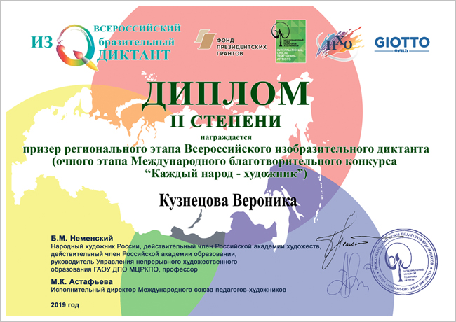 Всероссийский изобразительный диктант (региональный этап), МТКС